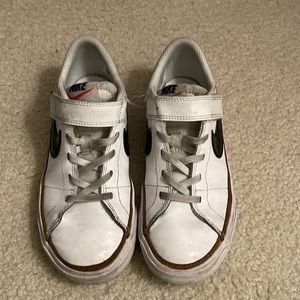 Nike boys shoes, white size 2y